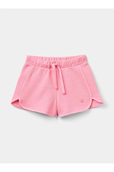 United Colors of Benetton Kız Bebek Çocuk Şort Pembe 3J70G900O