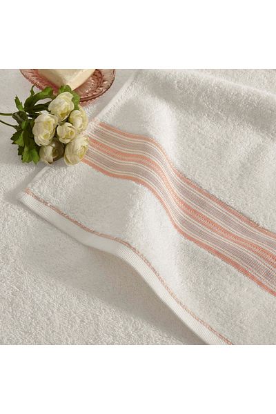 Taç Κρέμα Πετσέτας Μπάνιου Border Cotton