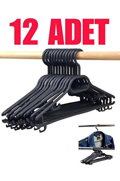 Kyrotech 12 bucăți de umerașe pentru haine - cravată, centură, șal, pantaloni...