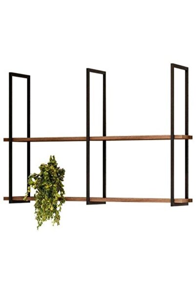 UMUTPARK Metal Ahşap Çok Amaçlı Duvar Raf.