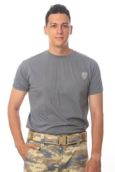 Air Force Grey Short Sleeve 100% Cotton Organic Quality officer petty officer rank flannel