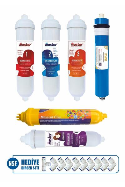 Piksel Aqua Master 14 Aşamalı Eva Membranlı Multimineralli Filtre Seti