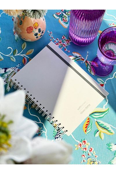 Victoria's Journals 90g 17x24 cm Caiet cu spirală - 192 pagini 96 coli Copertă rigidă