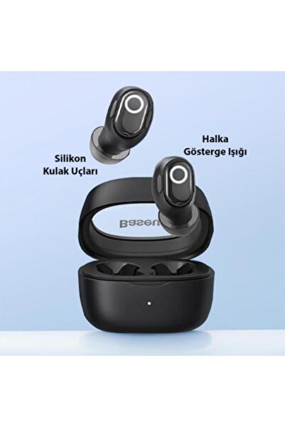 Baseus Dokunmatik Şarj Kutulu Bluetooth Vers. 5.3 Wireless Bluetooth Kulaklık 300mah Kulakiçi Kulakl