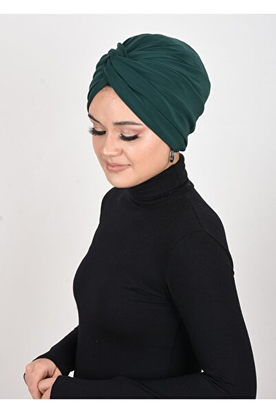 OykumBone غطاء رأس جاهز ملتوي من الزمرد