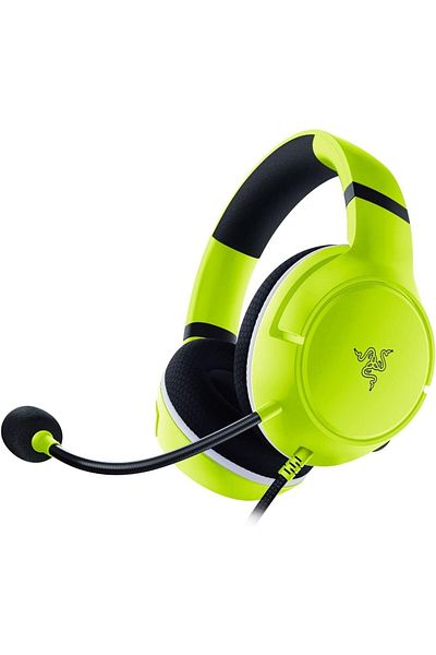 RAZER Essential Duo Bundle Xbox/KairaX Wired Headset & Charging Stand Xbox Controller-Electric Volt