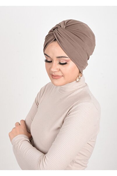 OykumBone Kahverengi Burgulu Hazır Bone