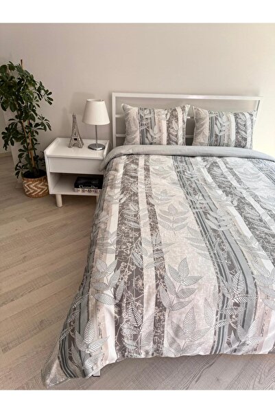 üntaş Double Double Sided Duvet Cover and Pillow Set - 2 Pieces