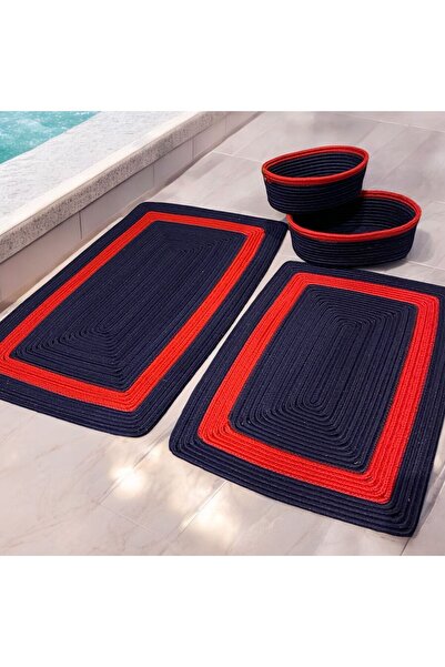 MaVaux Венеціанський джутовий набір килимків для ванної кімнати - 4 предмети