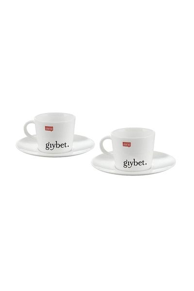 Paşabahçe 90Cc Gıybet Set of 2 Porcelain Cups