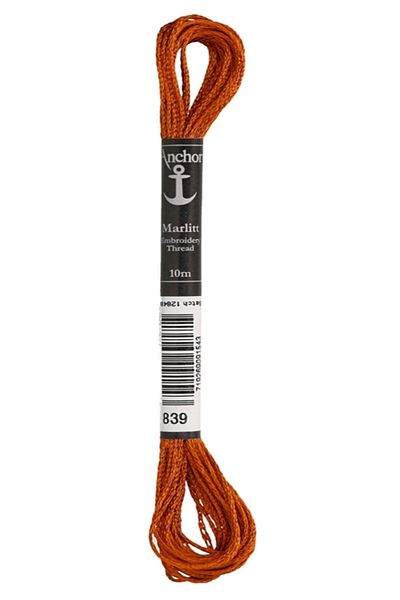 Anchor Fire de broderie manuală Marlitt - 10 m - 839