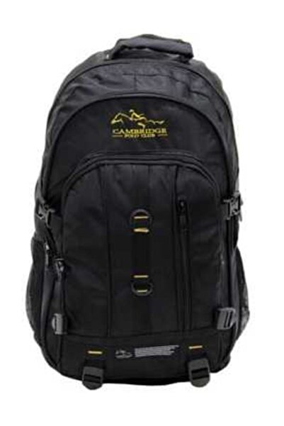 Cambridge Polo Club Unisex Siyah Sırt Çantası