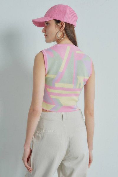 İLKCET MODA Colored Steel Fabric Women's Knitwear