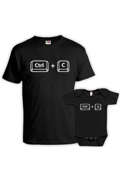 venüsdijital Ctrl C Ctrl V تيشيرت أسود Zıbın (هو منتج واحد ويمكن دمجه، الأسعا...