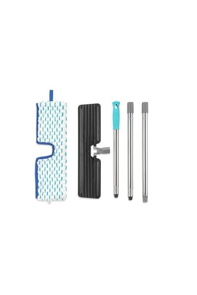 emay home Sillgech Çift Taraflı Özel Mikrofiber Bezli Yer Fayans Ve Duvar Silme Mopu Mop Eh-312