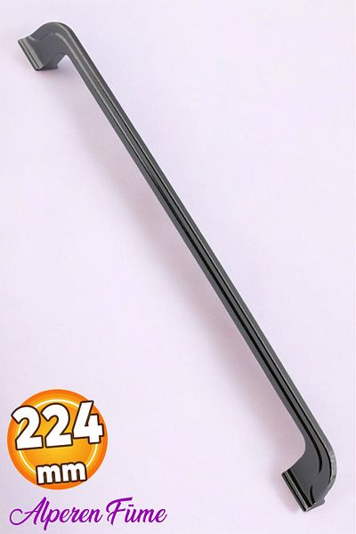 Badem10 Alperen (224 MM - 22,4 CM) Mobilier Bucătărie Sertar Dulap Mâner dulap Mâner plat Mâner metal afumat