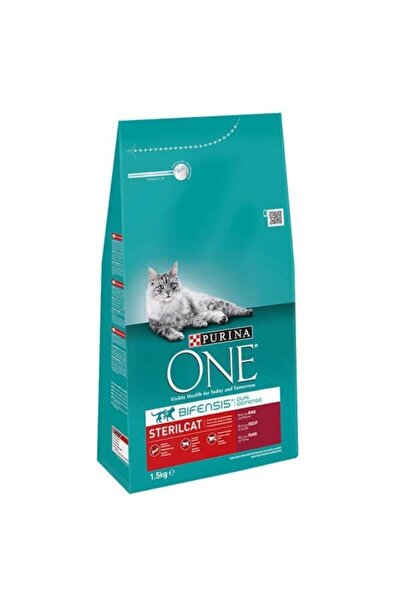 Purina One One Sterilised Sığır Etli Kısırlaştırılmış Kedi Maması 1.5 Kg X 2 ...