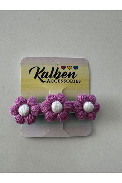 kalben accessories Agrafă de păr tricotată Daisy