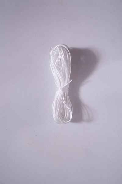 Eskişehir hobi sanat 1 Mm 25 Meters Pearl White Color Thin Parachute Rope Macrame Bracelet Rope Necklace Jewelry Design Rope