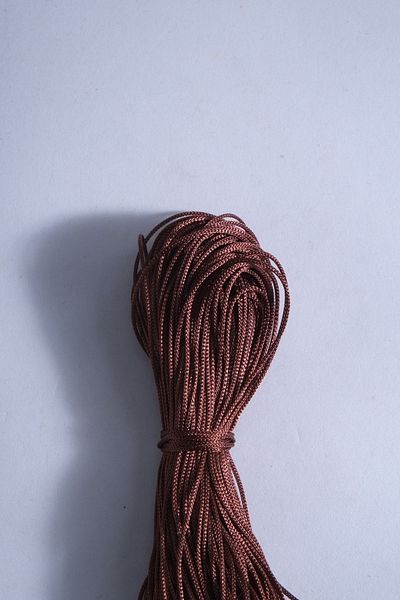 Eskişehir hobi sanat 1,0 mm 25 μέτρα Elegan καφέ αλεξίπτωτο νήμα μακραμέ βραχιόλι κολιέ χάντρες Σχέδιο κοσμήματος Νήματα πλεξούδας μαλλιών