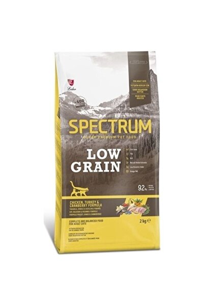 Spectrum Low Grain Tavuklu&hindili Formula Yetişkin Kedi Maması 2 Kg