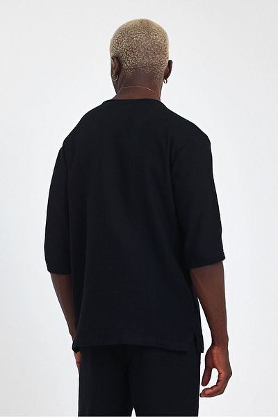 İLKCET MODA Ανδρικό μπλουζάκι Fakir Sleeve Regular Line
