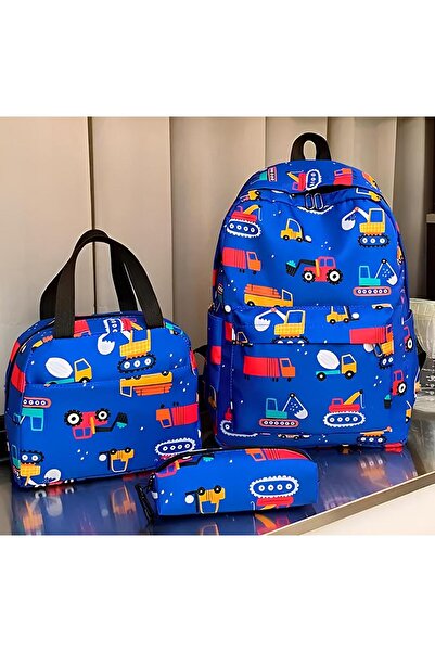 bundle island Set de rucsac pentru copii din 3 piese - cu figură vehicul