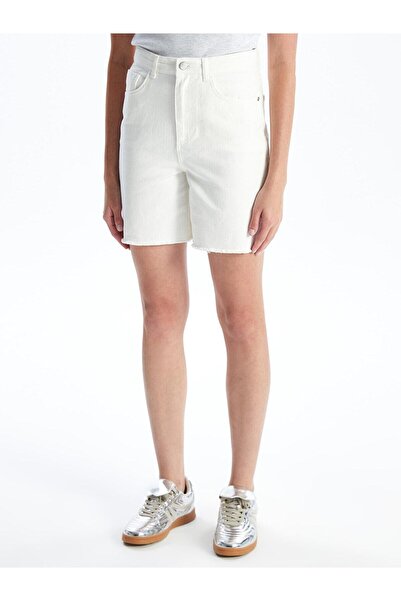 LC Waikiki LCW Jeans Bermuda Fit Kadın Jean Şort