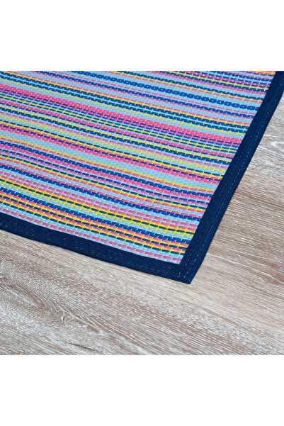 CRAFT HOME Katlanabilir Plastik Hasır Halı Kilim Piknik Plaj Park Bahçe Teras Veranda