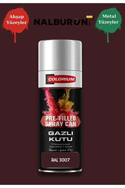 Colorium K7 Ral Renkleri 400 Ml Özel Doldurulmuş Selülozik Parlak Sprey Boya ...