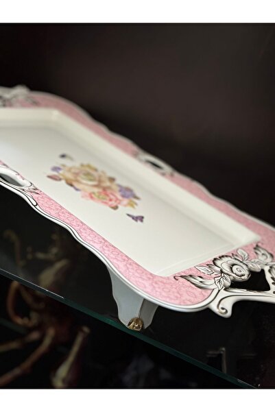 ester Footed Porcelain Presentation Plate