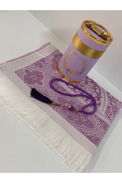 çeyizlik setim Silindir Kutuda Seccade Seti Hediyelik Mevlüt Hediyesi