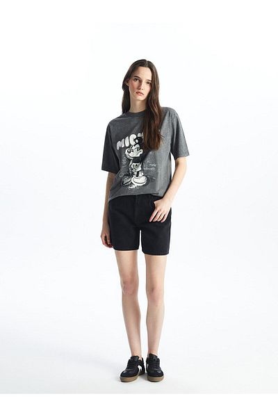 LC Waikiki Γυναικείο τζιν σορτς LCW Bermuda Fit