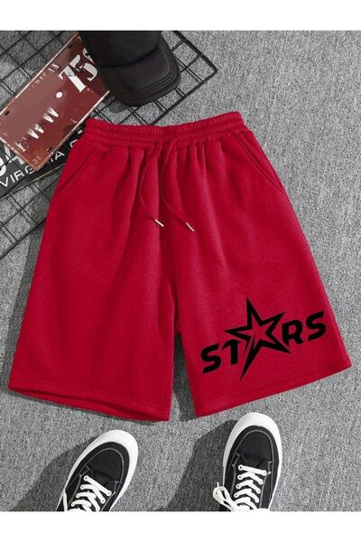 BİQ & TAQ BUTİK Шорти Stars з червоними вставками
