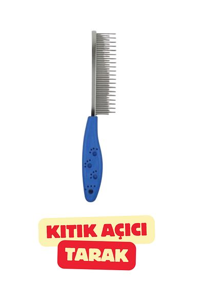 Vekorr Pet Crinkle Opening Comb - Cat Dog Hair Comb