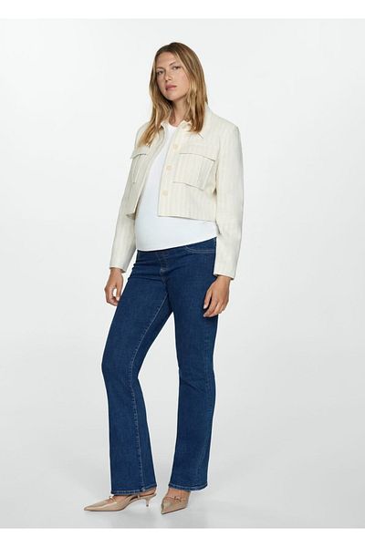 MANGO Woman Blugi de maternitate evazați