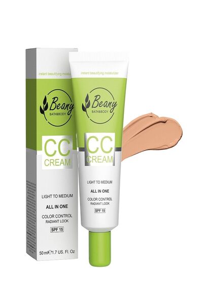 BEANY كريم CC متوسط الداكن بعامل حماية من الشمس 15 - 50 مل 3642033