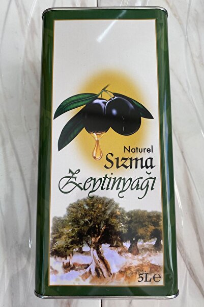 ZEYTİN Naturel Sızma Zeytinyağı 5L Erken Hasat