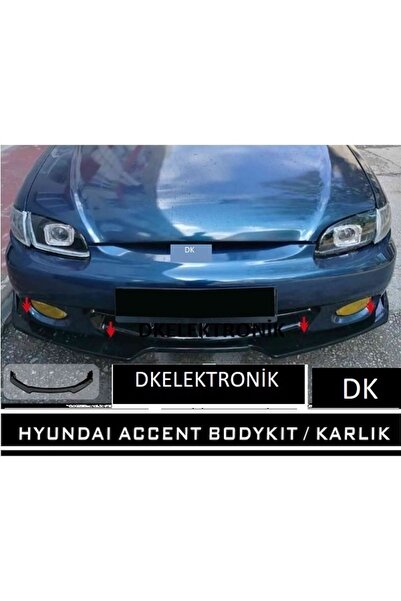 İYİBİRSEN Hyundai Accent Uyumlu Yumurta Kasa Ön Tampon Eki Body Kit Karlık Li...