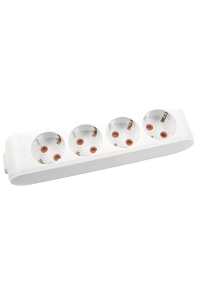 VİKO Ml-90113400 Multi-let 4lü Priz Çocuk Korumalı Topraklı Klemensli Grup Pr...