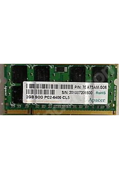 Apacer 75.A73AM.G06 2GB DDR2-800 PC2-6400 200PIN 2Rx8 - ذاكرة الوصول العشوائي للكمبيوتر المحمول