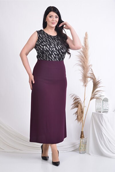 SORALLİNE Fusta A-Line 778 Prune