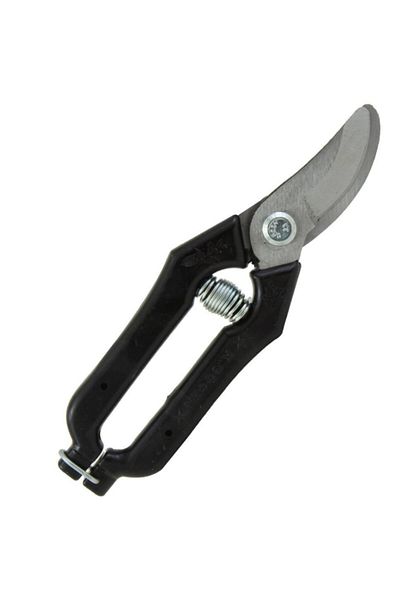 ZUBİZUBİ Göcen Citrus Vineyard Pruning Shears Curved Tip 18 Cm Black