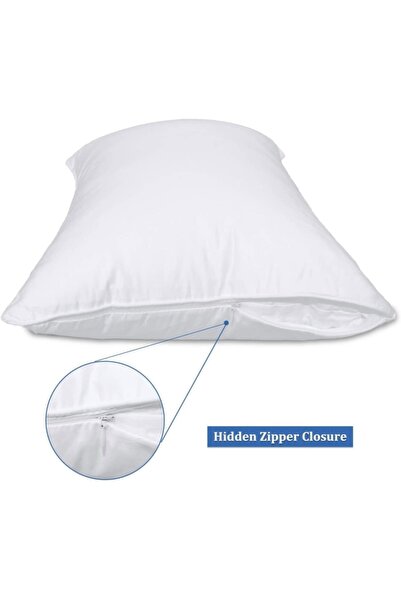 Tinybabyconcept 100% Cotton Akfil Super Luxury 4 Pieces 50x70 Cm Pillow Case Soft Silk Textured