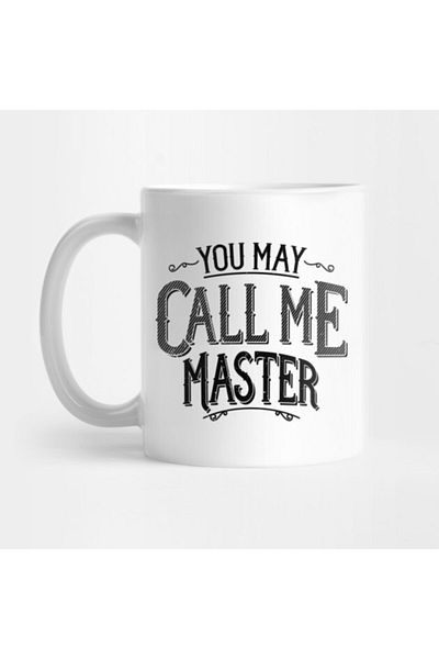 Pixxa تي شيرت التخرج من Master's You May Call Me Master Cup
