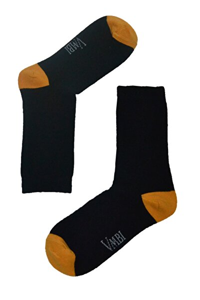 VMBI Women's Black Orange Socks