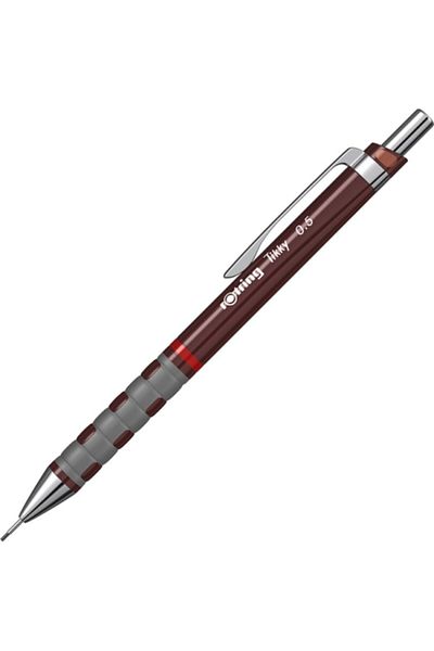Rotring Tıkky Mechanical Pencil, Claret Red 0.5 Mm