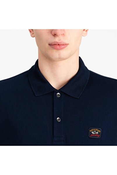 PAUL&SHARK Ανδρικό πουκάμισο πόλο από βαμβακερό πλέγμα