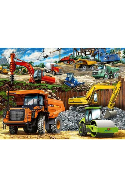 RAVENSBURGER 100 Piece Puzzle Trucks 129737