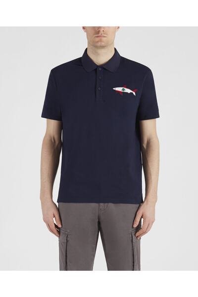 PAUL&SHARK Tricou polo tricotat pentru bărbați C.w. Bumbac